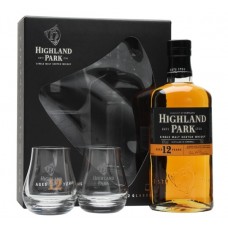 Highland Park 12 Years Single Malt Scotch Whisky (雙酒杯套裝)